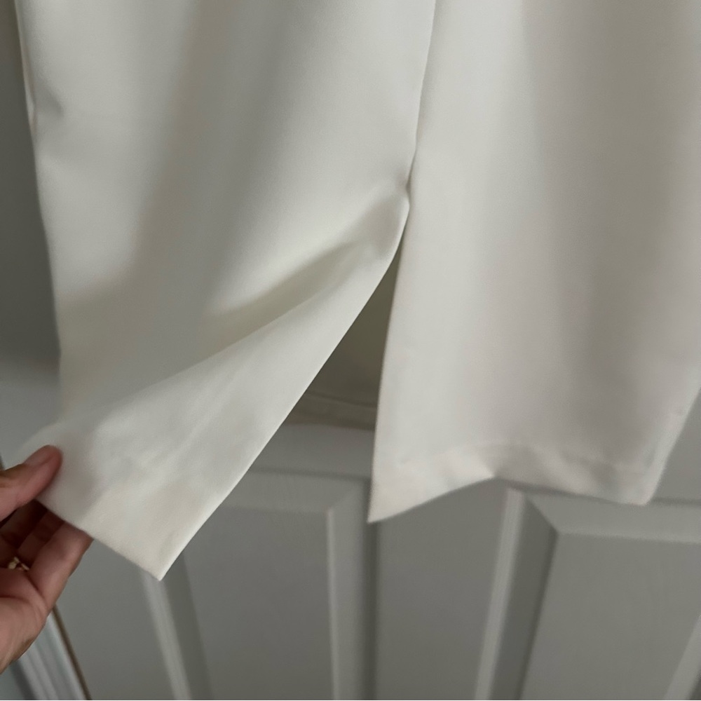 Bardot Camelia One-Shoulder Ruffle Midi Dress in Ivory Size 6 - Picture 10 of 12